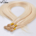 High Quality Unprocessed Virgin Raw Brazilian Hair Extension Stick Double Drawn I Tip Hair